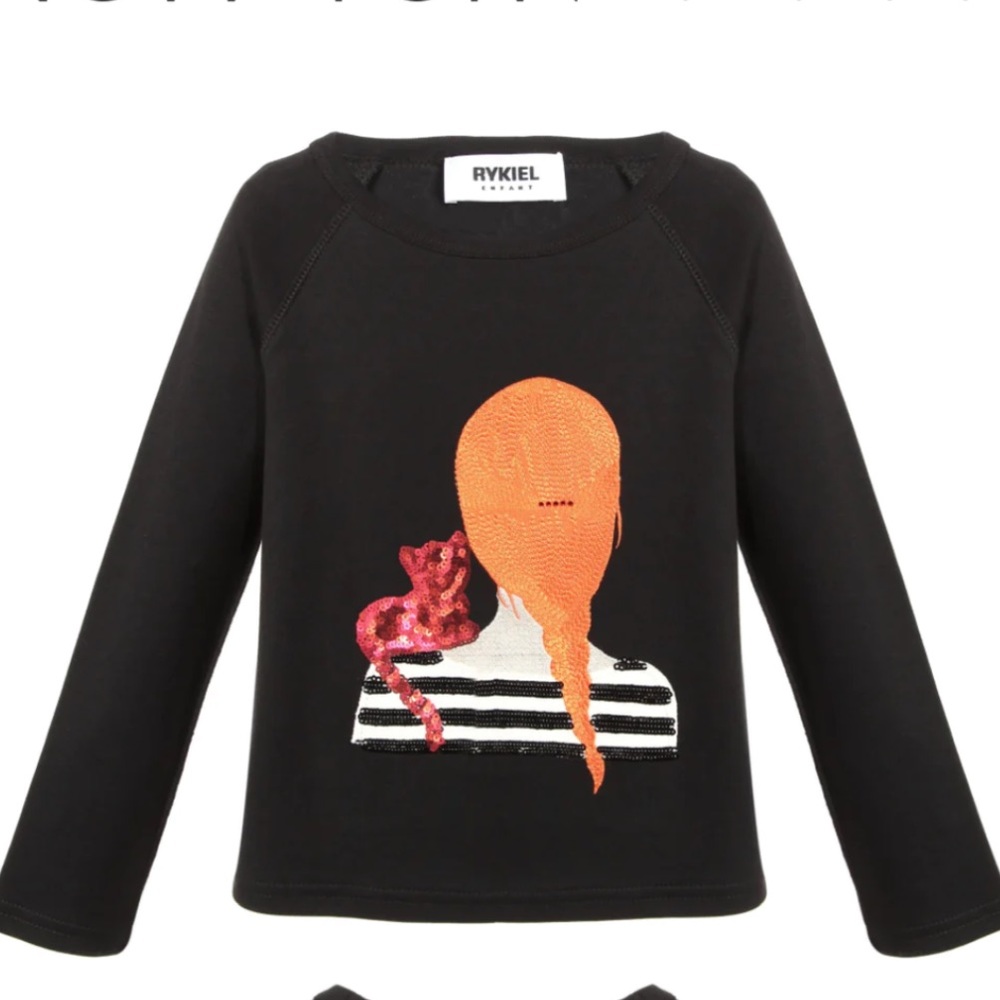 Sonia Rykiel girls size 12 long sleeve T-shirt